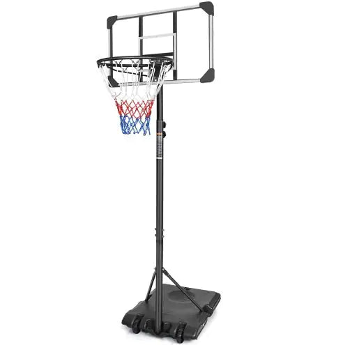 Adjustable Junior Basketball System 5.6-7ft with Wheels